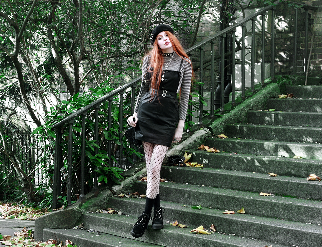 Olivia Emily - Dungaree dress styling