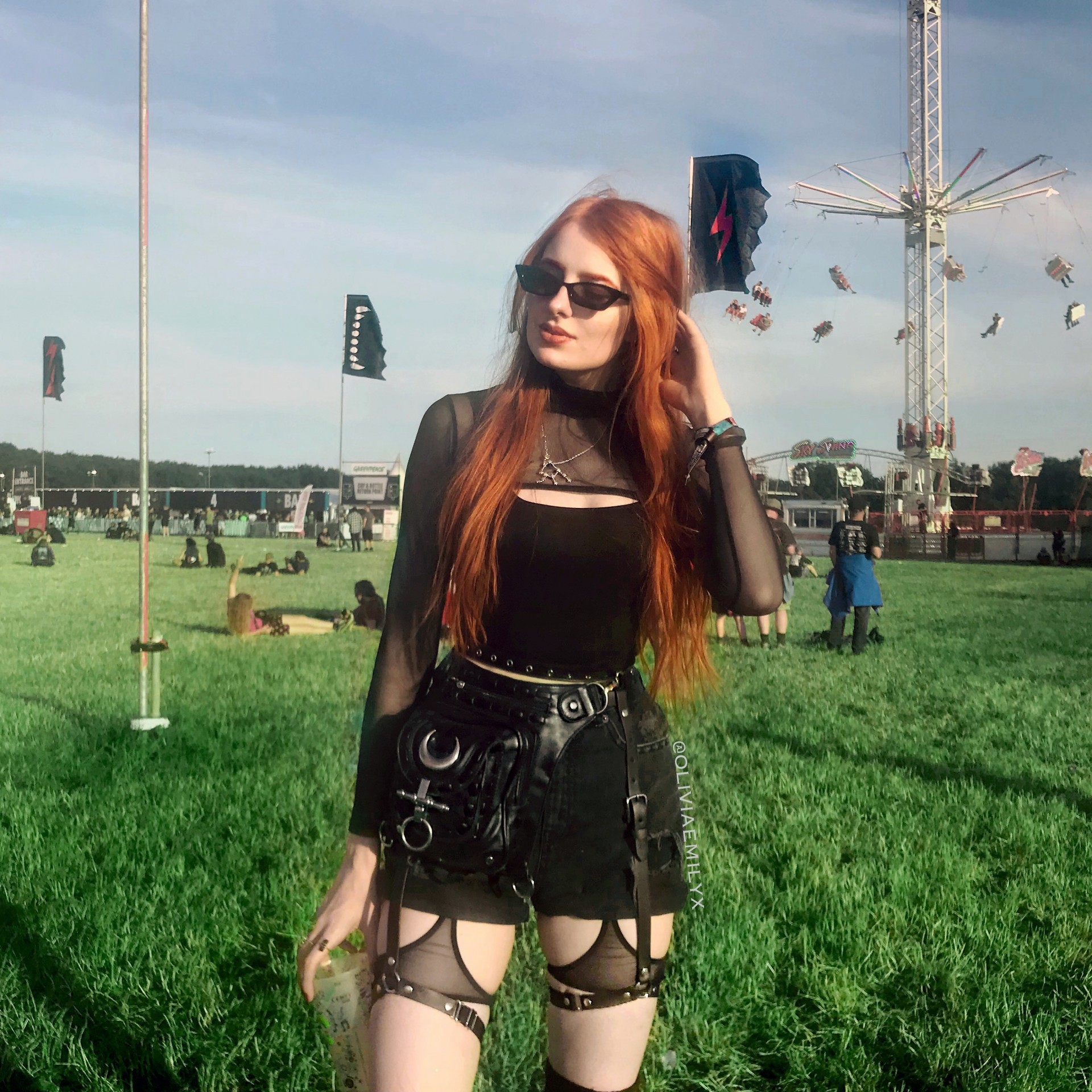 Olivia Emily Download Festival Outfit